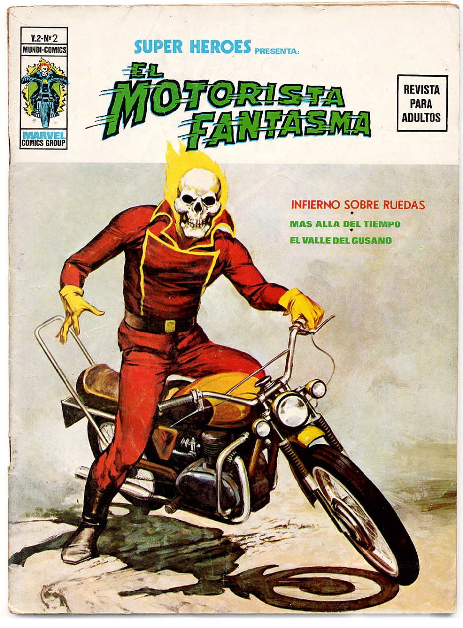 Titulo: Motoqueiro Fantasma (Marvel Comics). Artista: R